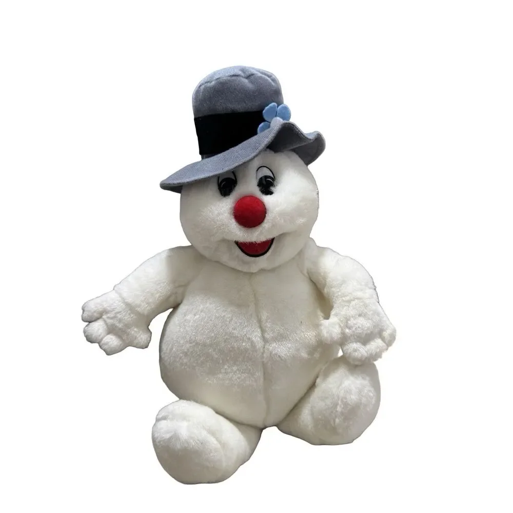 Vintage Gemmy Singing‎ Frosty the Snowman Plush Works Christmas Holiday